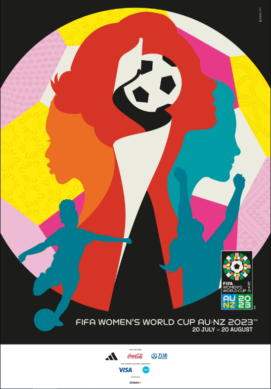 Revelado por FIFA Poster Mundial Femenino 2023 previo Día Internacional