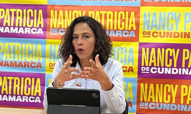 Así va el plan de gobierno de la candidata a la Gobernación de Cundinamarca Nancy Patricia Gutiérrez