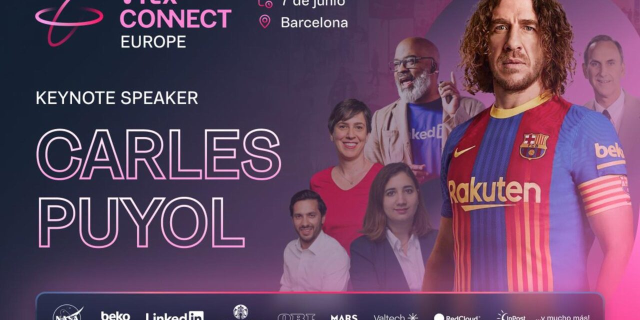 Carles Puyol estará presente en el Vtex Connect Europa