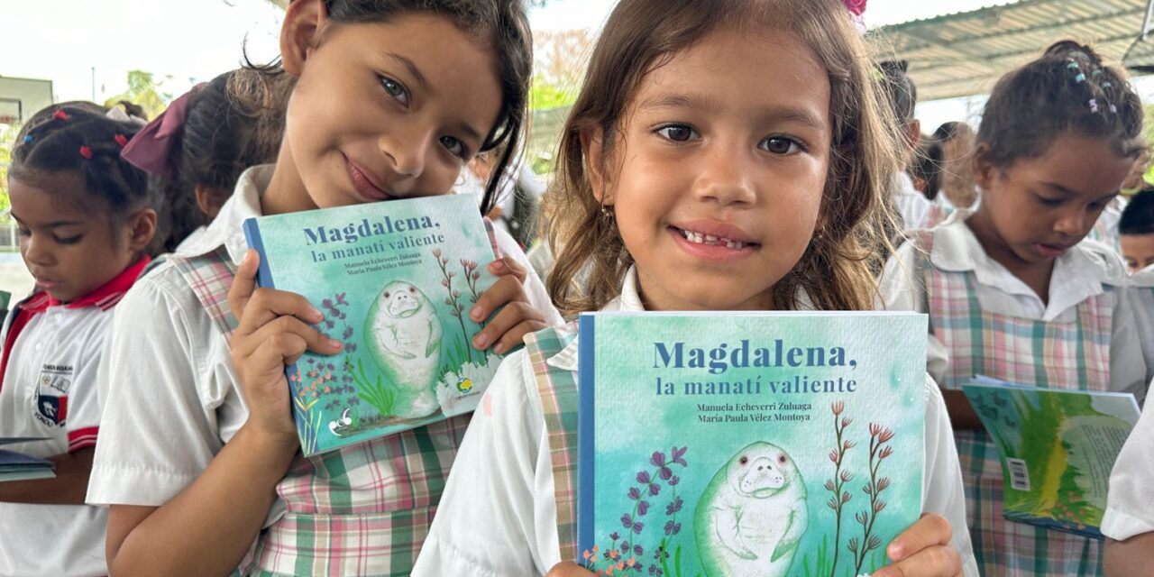Corantioquia presentó el libro ‘Magdalena la Manatí valiente’