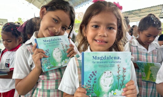 Corantioquia presentó el libro ‘Magdalena la Manatí valiente’