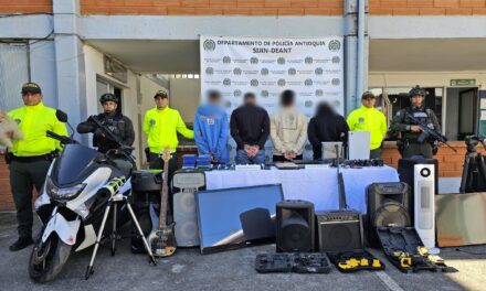 Caen «Los Moradores», por varios hurtos a viviendas en Antioquia