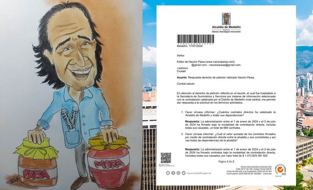 Piñata de contratos en Medellín: Fico Gutiérrez entrega más de un billón 400 mil millones en contratos a dedo en menos de seis meses