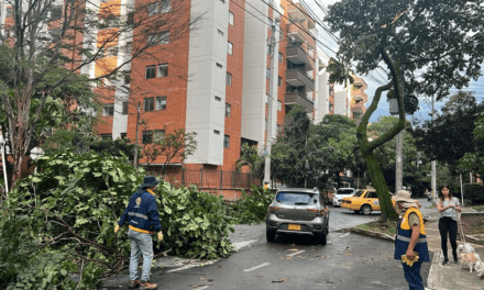 Fuertes lluvias y vientos causan estragos en Envigado, Antioquia