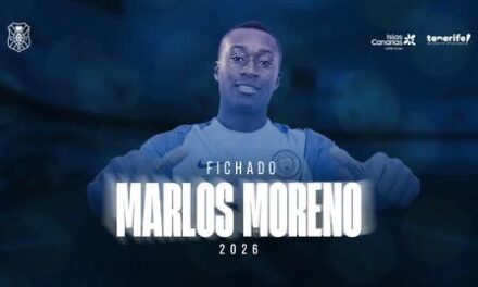 Marlos Moreno nuevo refuerzo del CD Tenerife