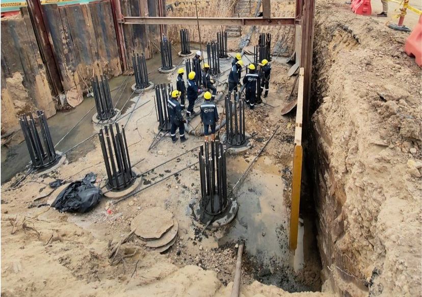 Cierre peatonal en la avenida Caracas: Nueva etapa en la construcción del metro de Bogotá.