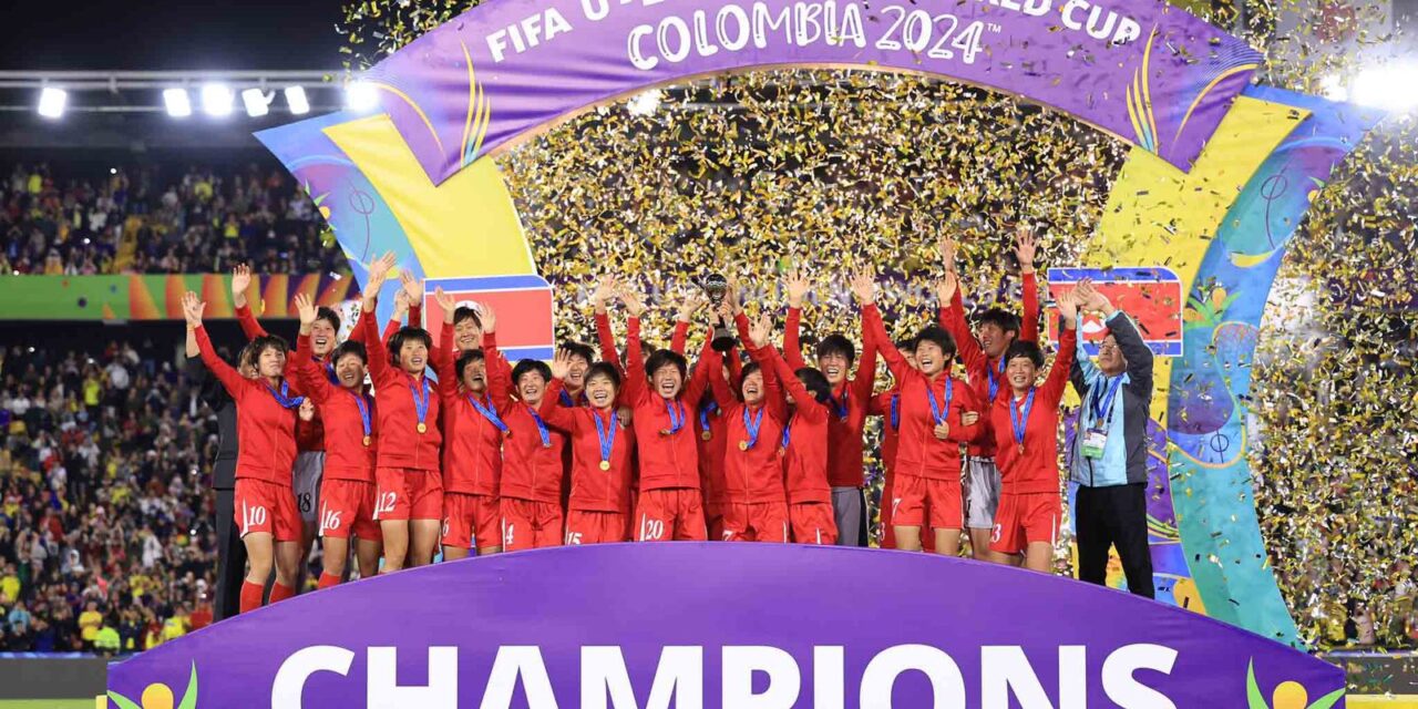 Corea del Norte se lleva el trofeo del Mundial Femenino Sub 20 en Colombia.