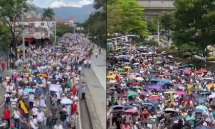 «Antioquia no es Uribe»: clamaron hoy en las marchas de Medellín