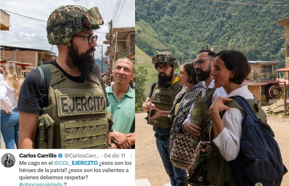 De «Me cago en el Ejército» a portar prendas patrióticas: el giro inesperado de Carlos Carrillo