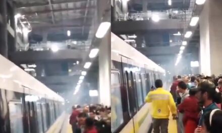 Vagón del Metro de Medellín se llena de humo: ¿Qué pasó?