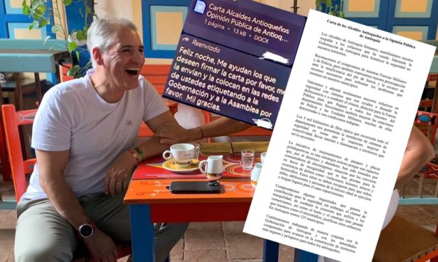 Con carta a los alcaldes buscarían impulsar impuesto de seguridad en Antioquia