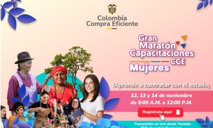 Colombia Compra Eficiente organiza la Gran Maratón de Capacitaciones para Mujeres 2024