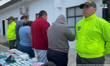 Judicializados cuatro presuntos integrantes de ‘Los Chorizos’, red dedicada al tráfico de estupefacientes