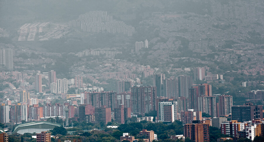 Alertan deterioro en la calidad del aire en Medellín y el Valle de Aburrá